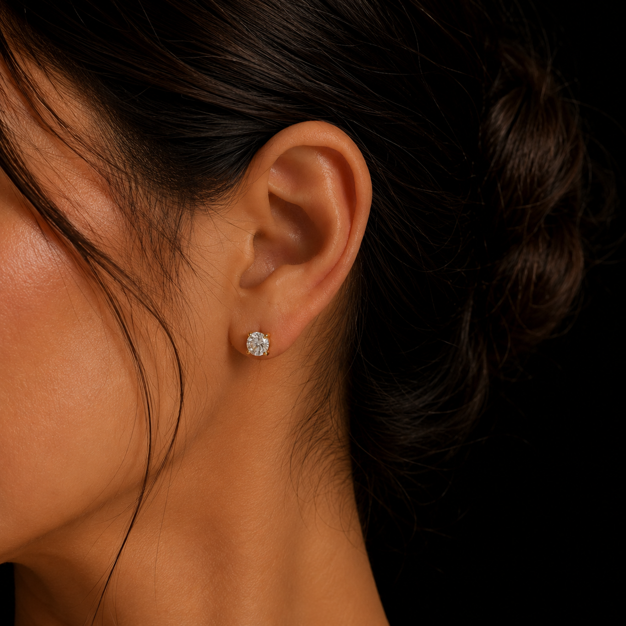 Luna Diamond Studs