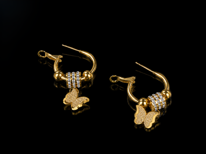 Butterfly Glow Hoops
