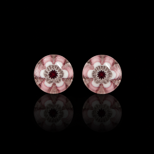 Fiore di Rosa – Murano Glas Ohrstecker