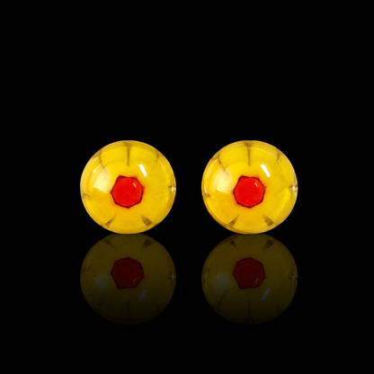 Giallo Sole – Murano Glas Ohrstecker