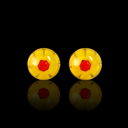 Giallo Sole – Murano Glas Ohrstecker