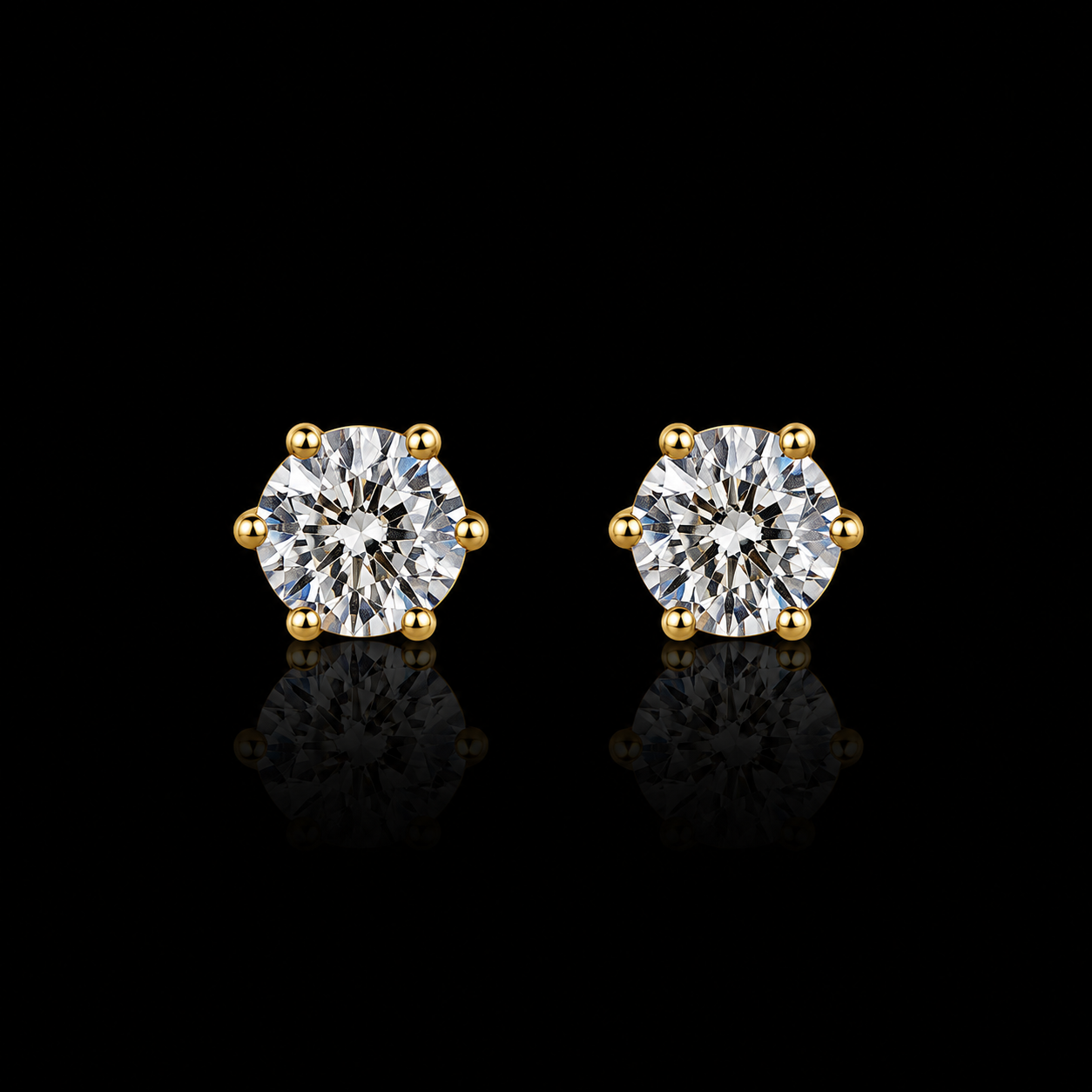Luna Diamond Studs