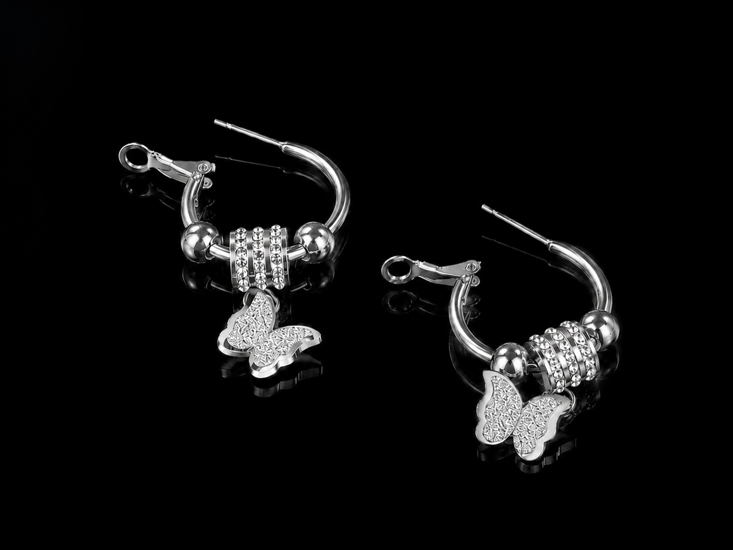 Butterfly Glow Hoops