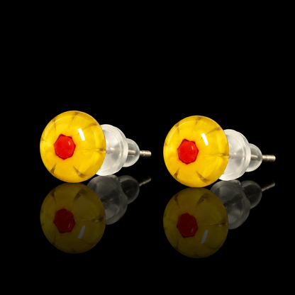 Giallo Sole – Murano Glas Ohrstecker