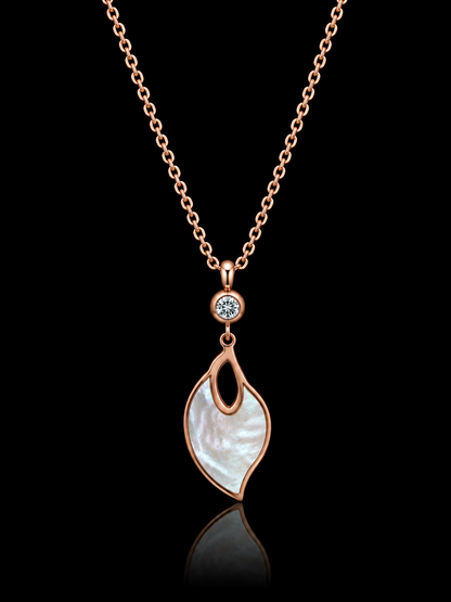 Rose Leaf Necklace
