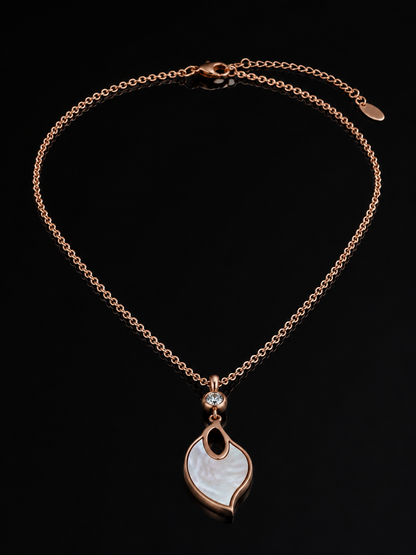 Rose Leaf Necklace